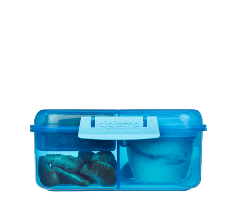Sistema Bento Cube madkasse blå 1,25 liter