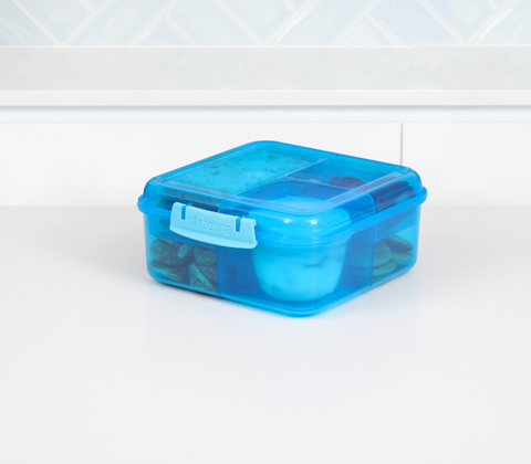 Sistema Bento Cube madkasse blå 1,25 liter