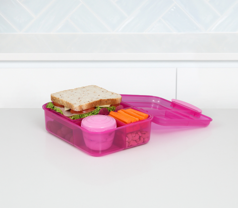 Sistema Bento Cube madkasse pink 1,25 liter