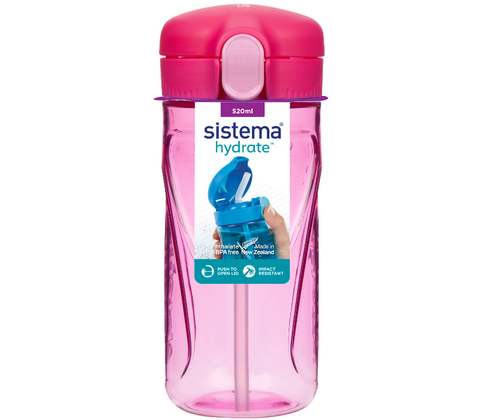 Sistema Quick Flip drikkedunk pink 520 ml