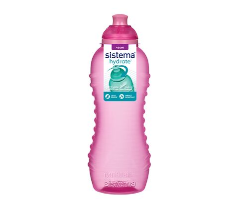 Sistema twist ‘n’ sip drikkedunk pink 460 ml