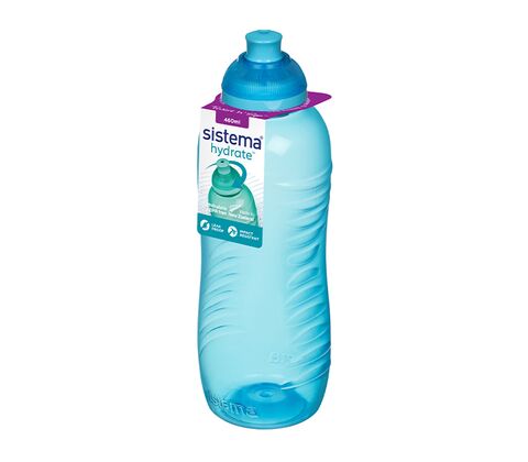 Sistema twist ‘n’ sip drikkedunk blå 460 ml