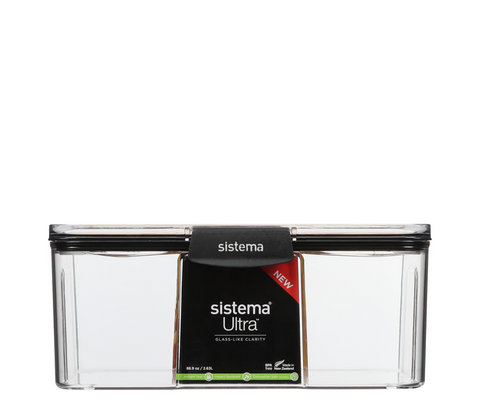 Sistema Tritan Ultra Square opbevaringsboks 2,63 liter