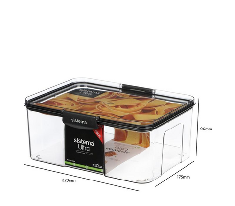 Sistema Tritan Ultra Square opbevaringsboks 2,63 liter