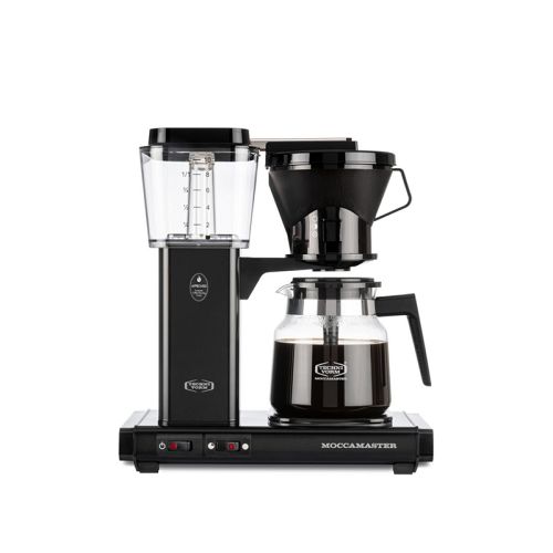 Moccamaster kaffemaskine 10 kopper med manuel tragt.